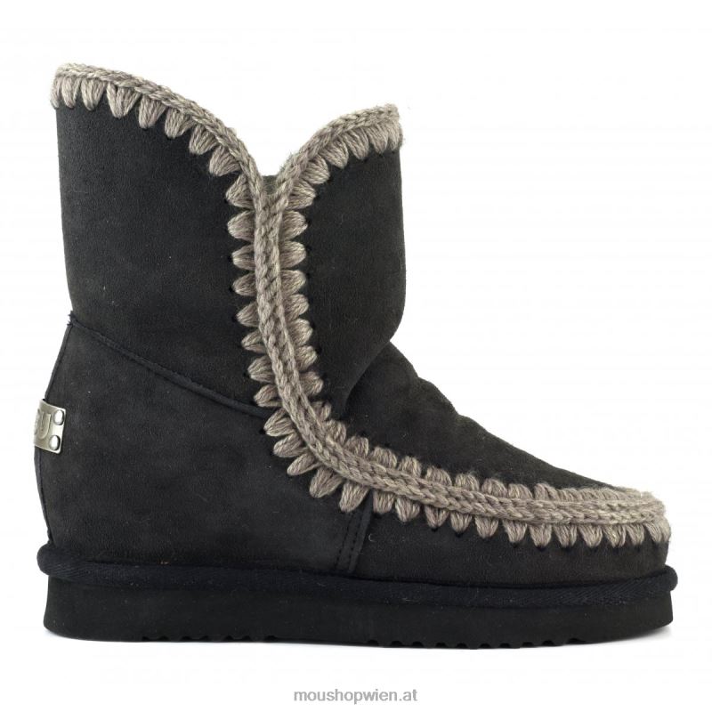 Frauen Eskimo-Innenkeil kurz Mou P660X553 aus schwarz