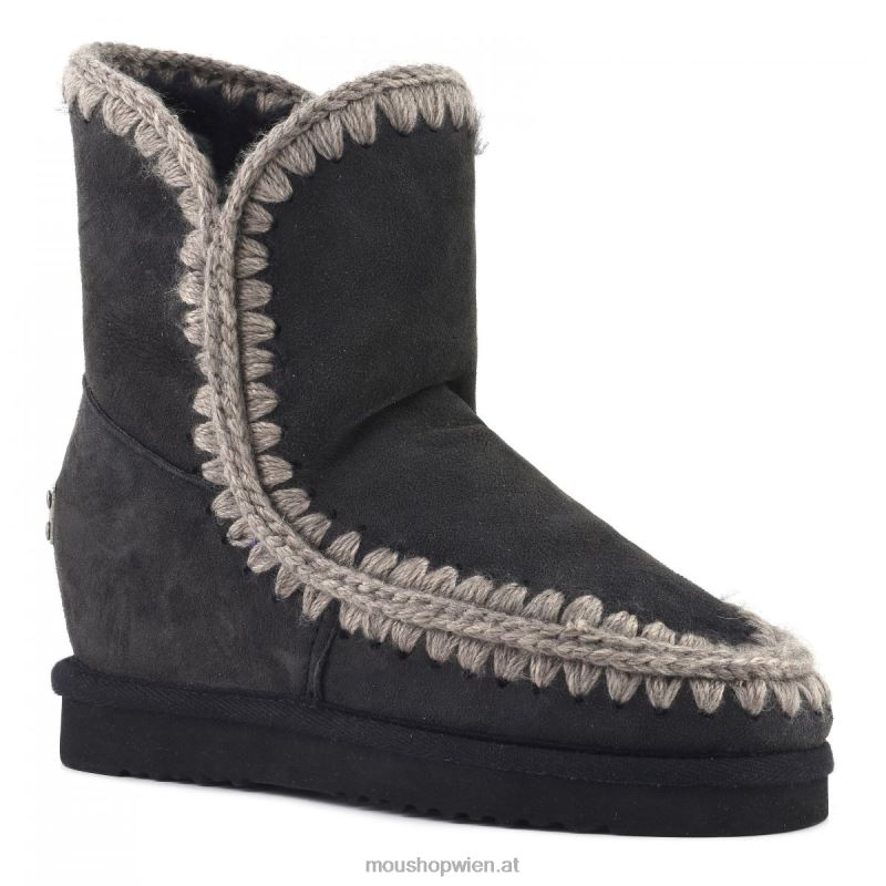 Frauen Eskimo-Innenkeil kurz Mou P660X553 aus schwarz