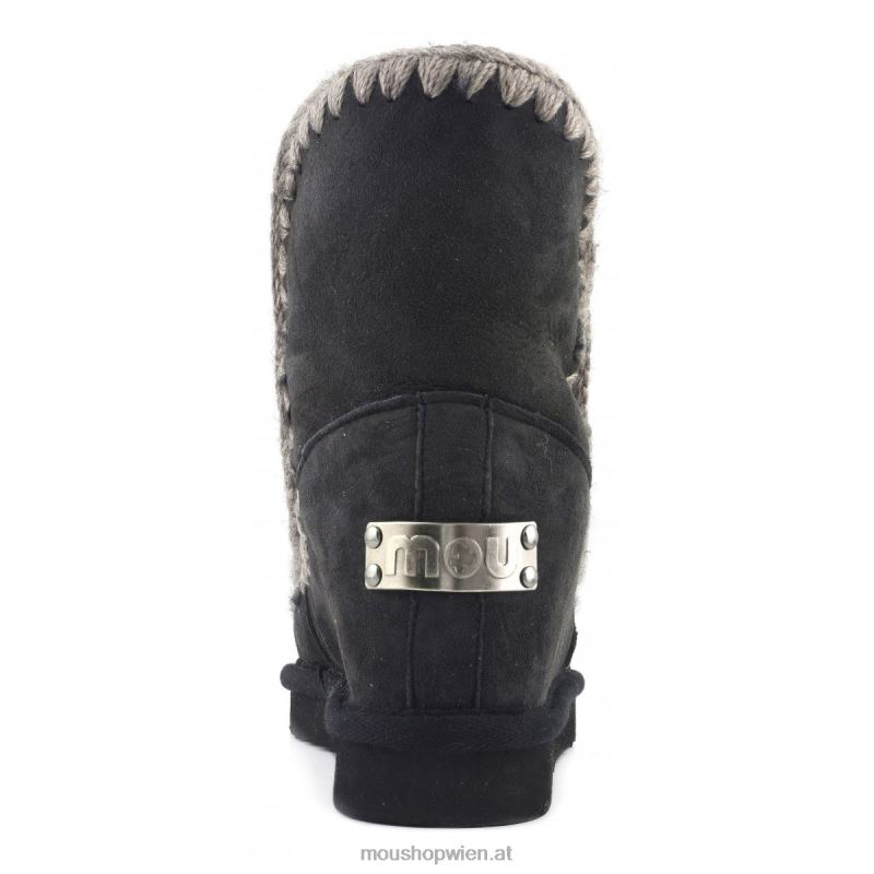 Frauen Eskimo-Innenkeil kurz Mou P660X553 aus schwarz