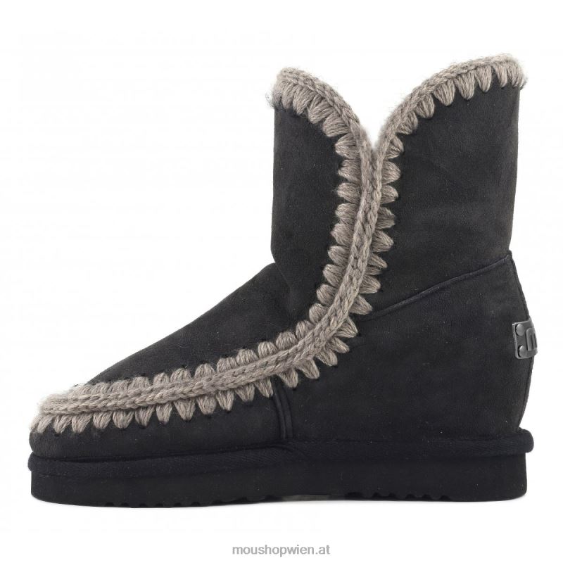 Frauen Eskimo-Innenkeil kurz Mou P660X553 aus schwarz