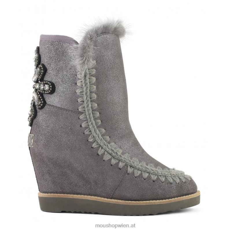 Frauen Französischer Zehenkeil-Rückenaufnäher mit Kreuz Mou P660X576 Staubeisen