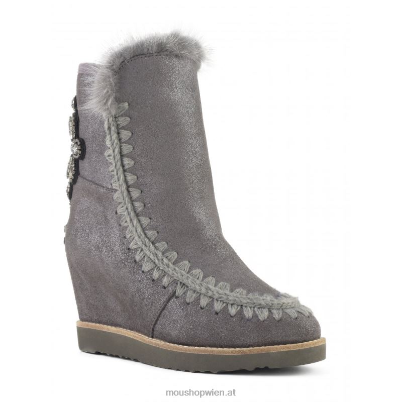 Frauen Französischer Zehenkeil-Rückenaufnäher mit Kreuz Mou P660X576 Staubeisen