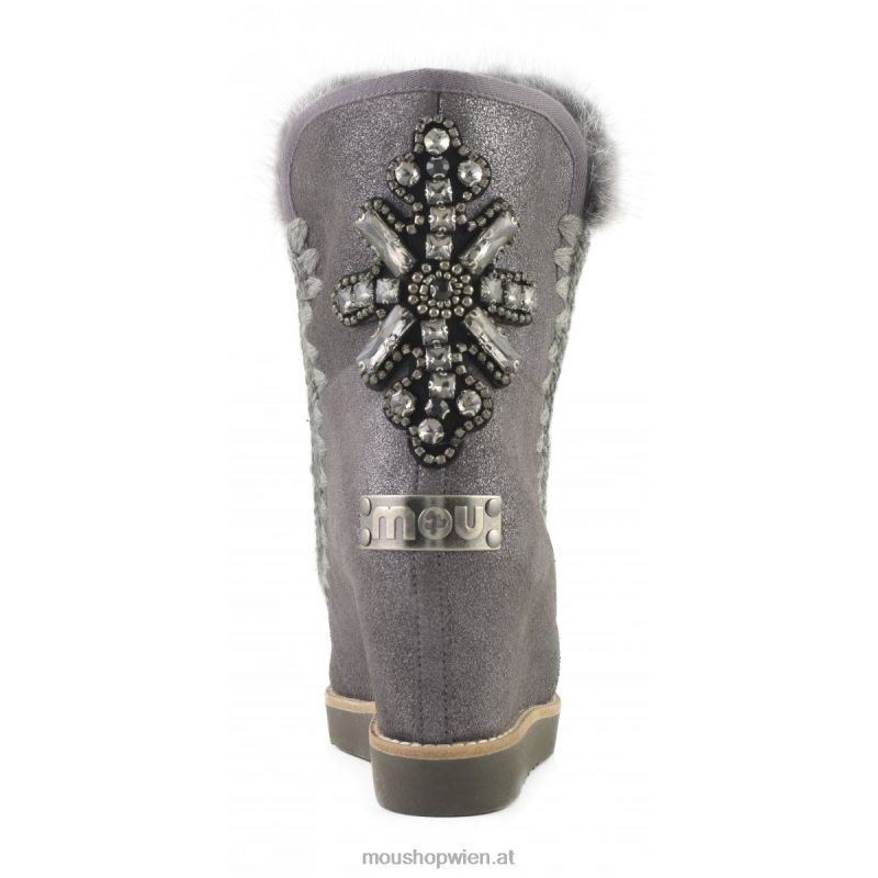 Frauen Französischer Zehenkeil-Rückenaufnäher mit Kreuz Mou P660X576 Staubeisen