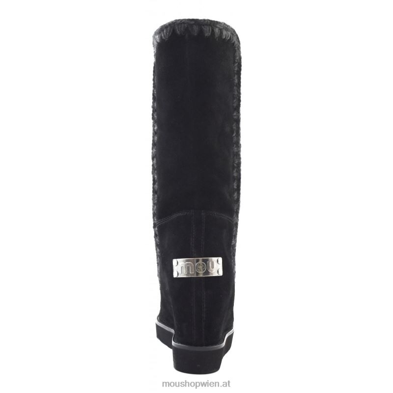 Frauen Französischer Zehenkeil hoch Mou P660X582 Schwarz