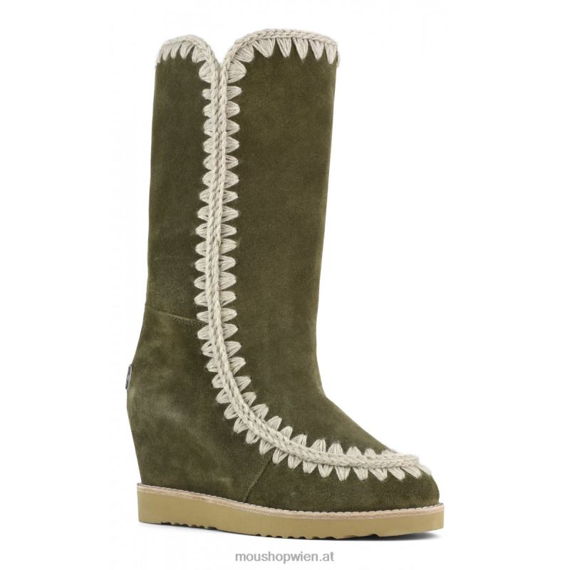 Frauen Französischer Zehenkeil hoch Mou P660X585 Moos