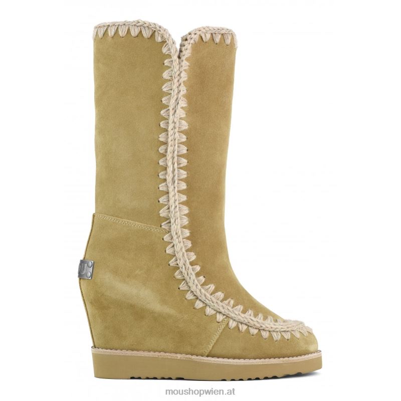 Frauen Französischer Zehenkeil hoch Mou P660X586 Tabak