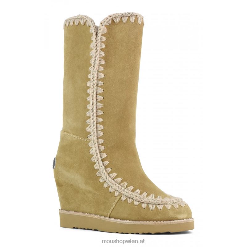 Frauen Französischer Zehenkeil hoch Mou P660X586 Tabak