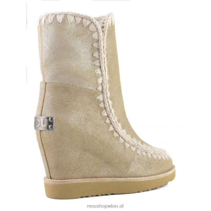 Frauen French Toe Wedge Short Mou P660X567 Steinmetallic