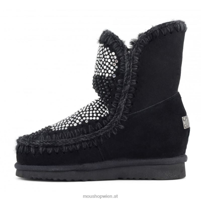 Frauen Hotfix für den Innenkeil Mou P660X563 Schwarz