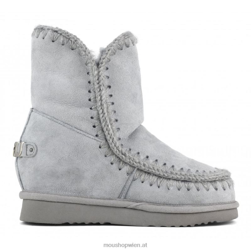 Frauen Innenkeil, kurzes metallisches Logo Mou P660X561 vereistes Meer