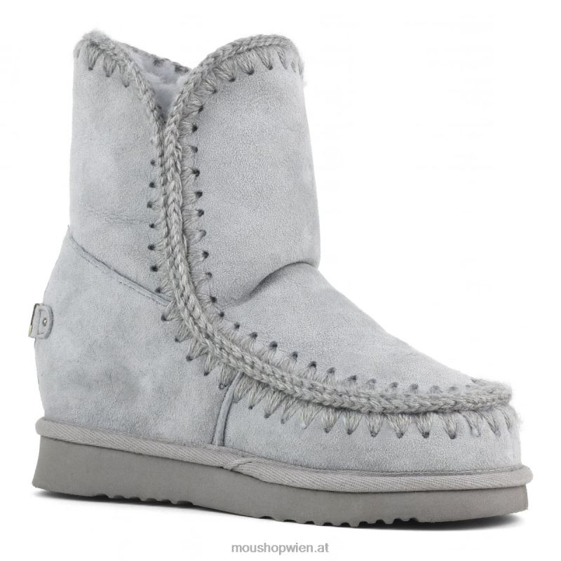 Frauen Innenkeil, kurzes metallisches Logo Mou P660X561 vereistes Meer