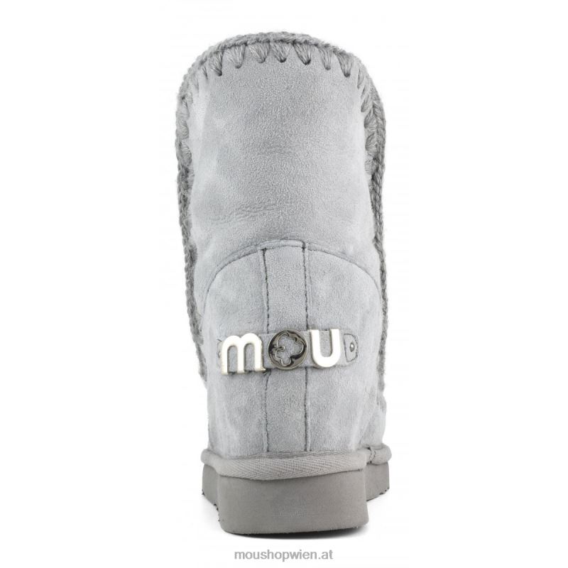 Frauen Innenkeil, kurzes metallisches Logo Mou P660X561 vereistes Meer