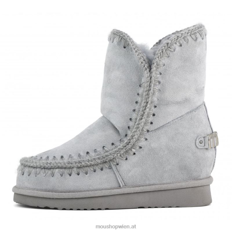 Frauen Innenkeil, kurzes metallisches Logo Mou P660X561 vereistes Meer