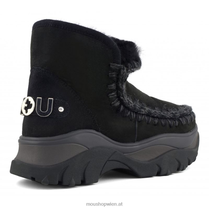 Frauen klobiger Sneaker Eskimo Mou P660X718 Schwarz