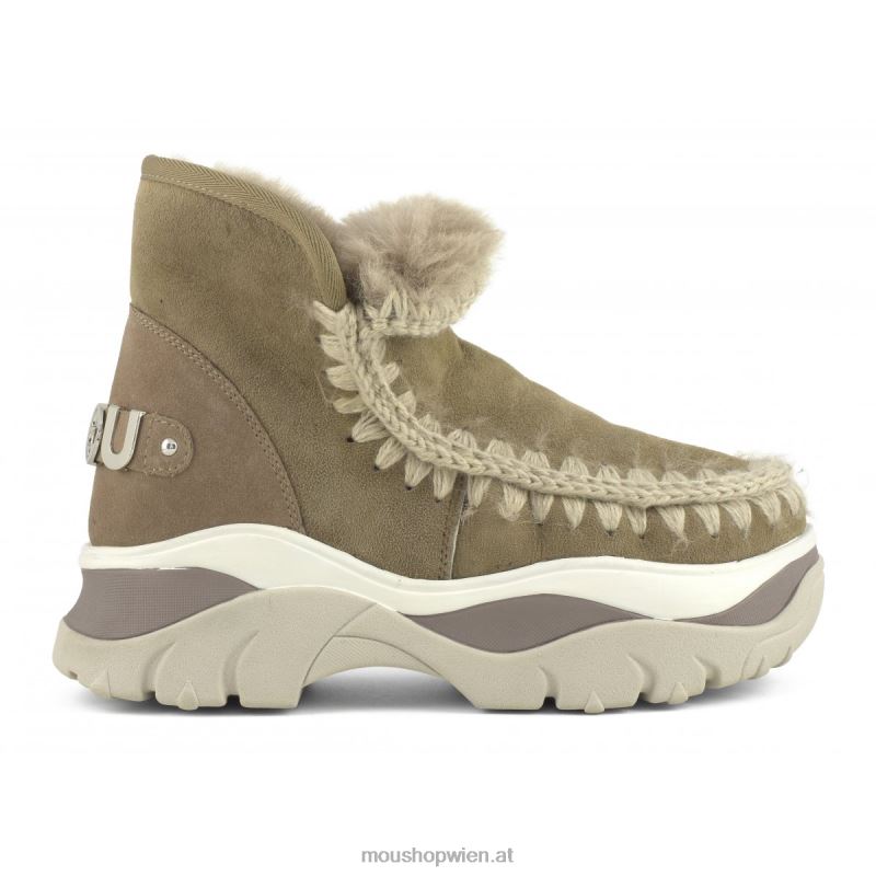 Frauen klobiger Sneaker Eskimo Mou P660X719 Elefantengrau