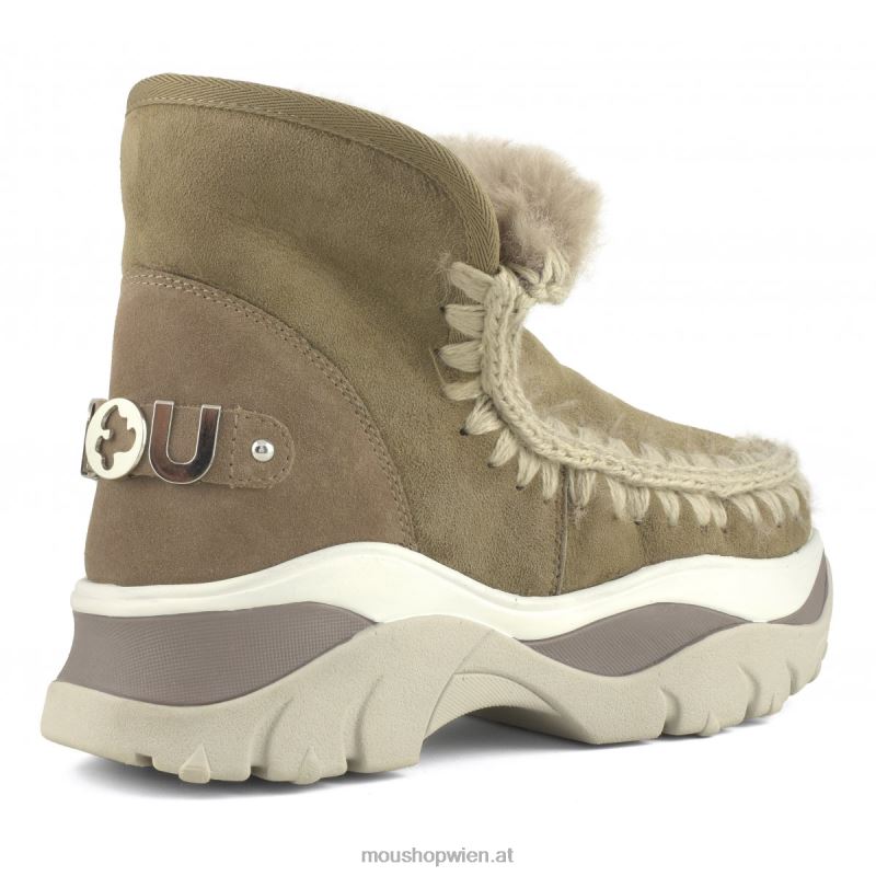 Frauen klobiger Sneaker Eskimo Mou P660X719 Elefantengrau