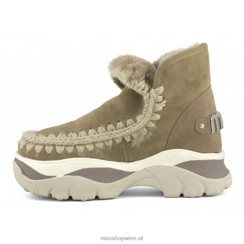 Frauen klobiger Sneaker Eskimo Mou P660X719 Elefantengrau