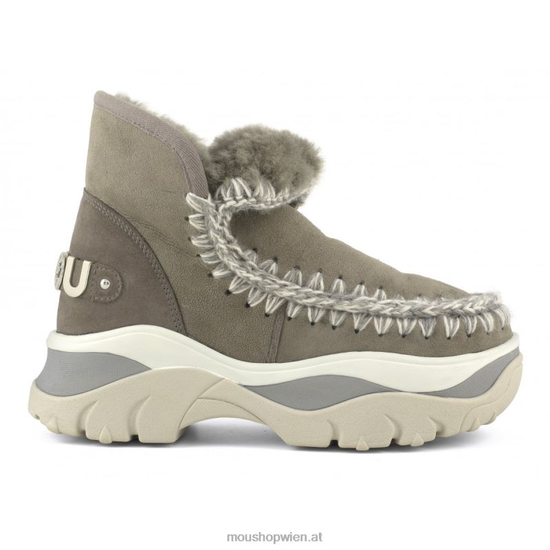 Frauen klobiger Sneaker Eskimo Mou P660X720 neues Grau
