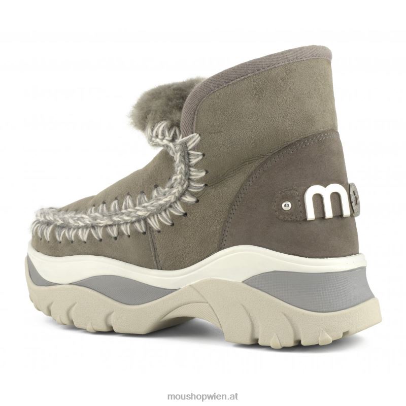 Frauen klobiger Sneaker Eskimo Mou P660X720 neues Grau