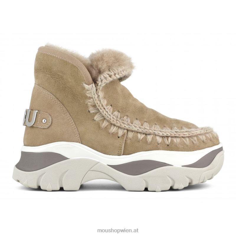 Frauen klobiger Sneaker Eskimo Mou P660X721 Kamel