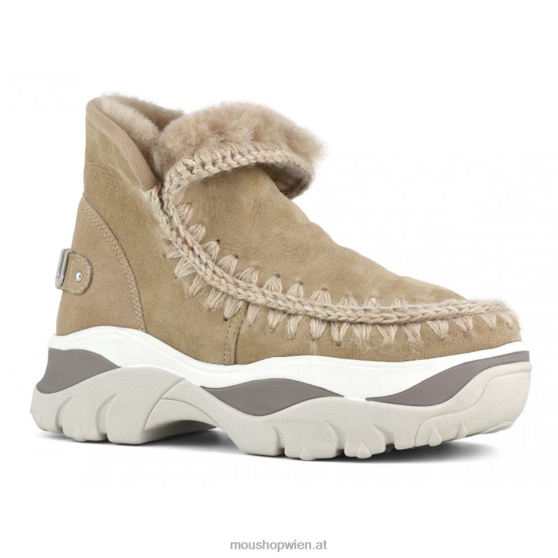 Frauen klobiger Sneaker Eskimo Mou P660X721 Kamel