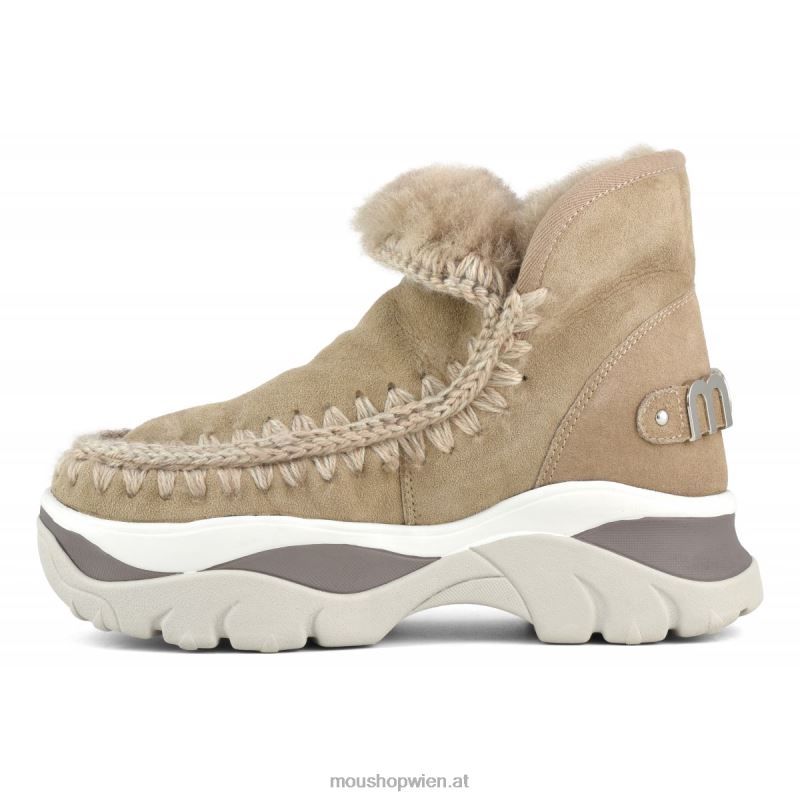 Frauen klobiger Sneaker Eskimo Mou P660X721 Kamel