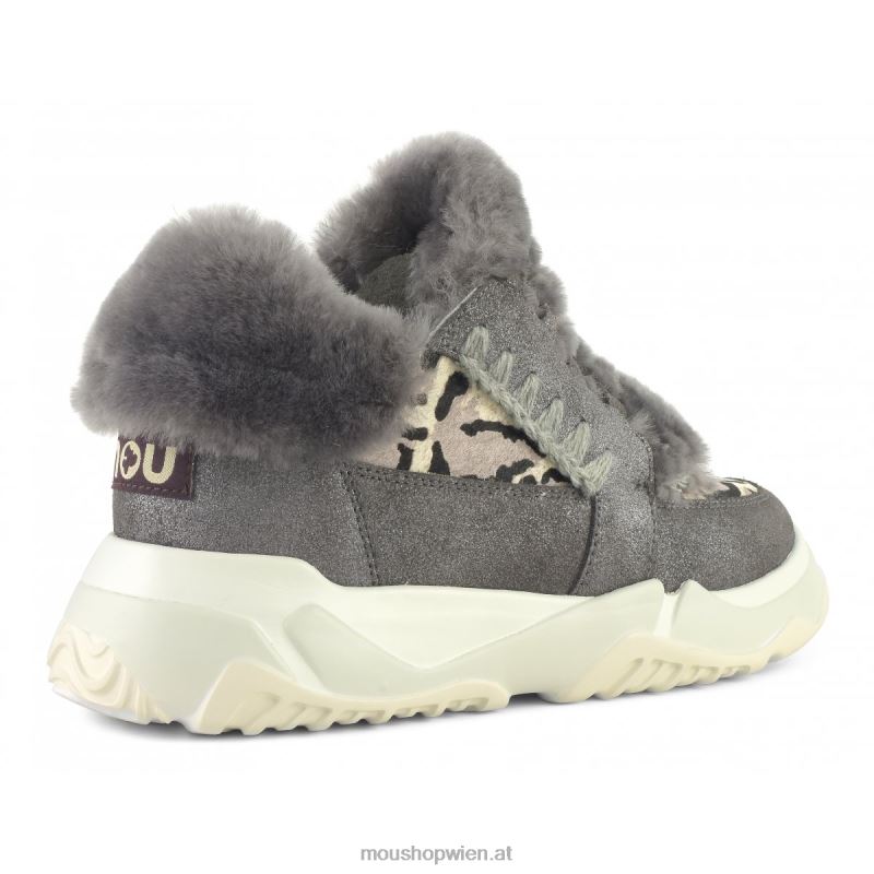 Frauen Eskimo-Schnürschuh Mou P660X706 Staubeisen