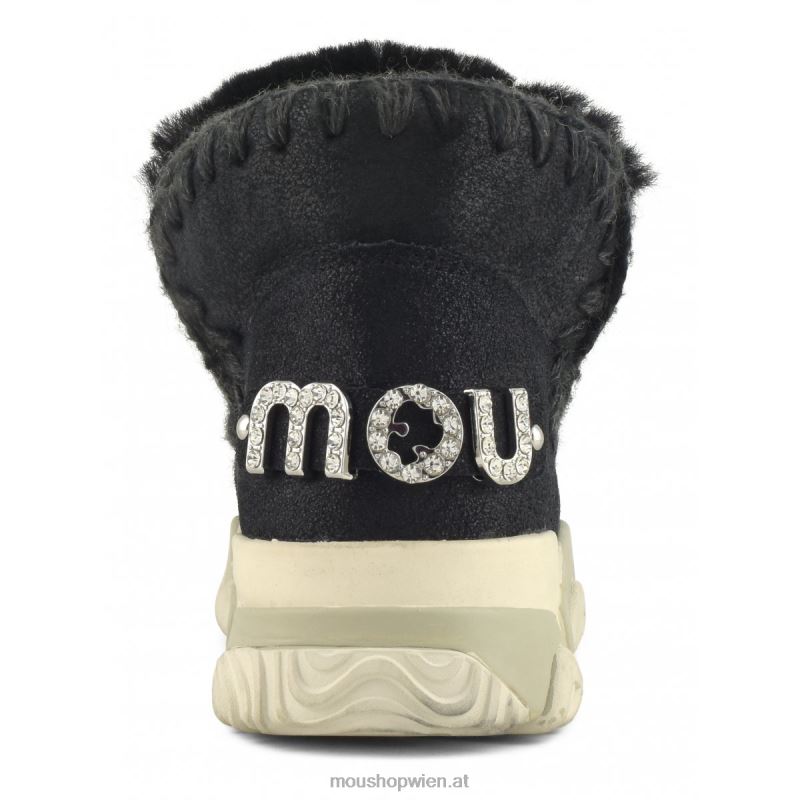 Frauen Eskimo-Trainer Mou P660X685 rissig schwarz/grau