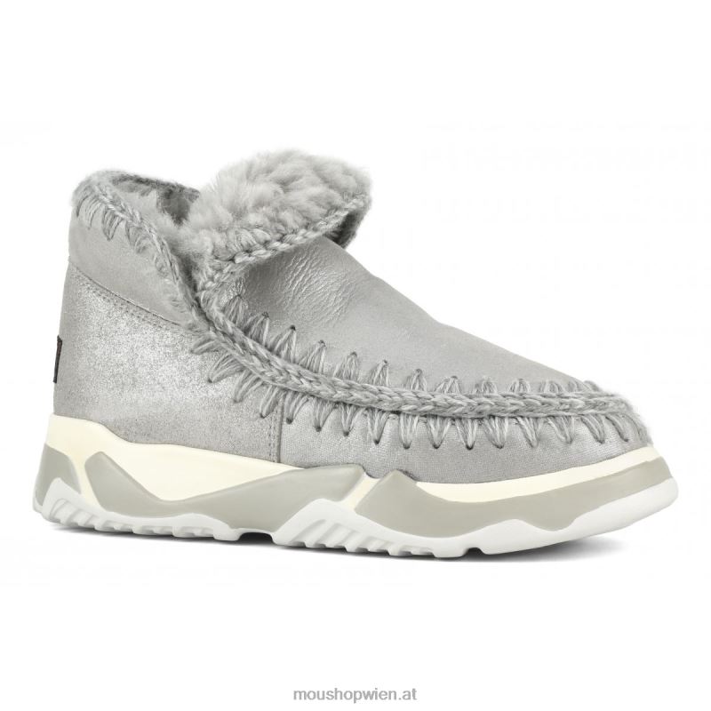 Frauen Eskimo-Trainer Mou P660X692 Mikroglitter-Silber