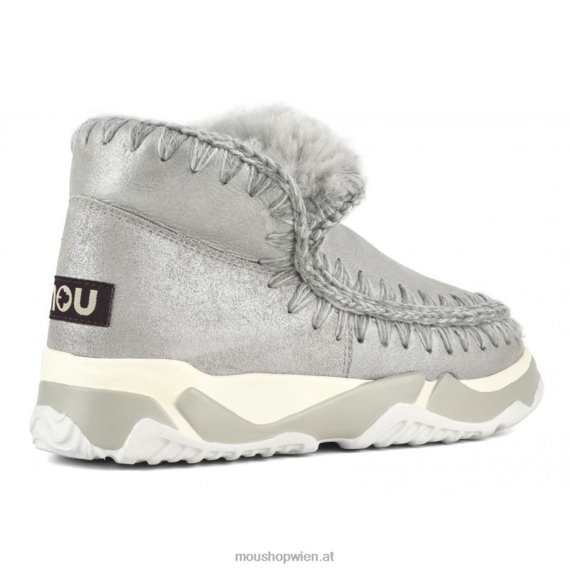 Frauen Eskimo-Trainer Mou P660X692 Mikroglitter-Silber