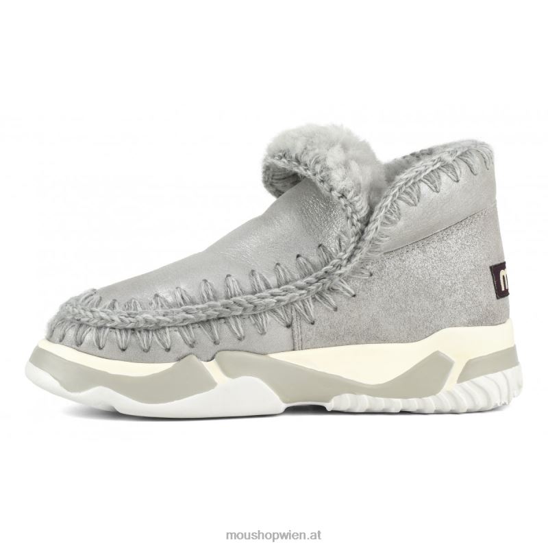 Frauen Eskimo-Trainer Mou P660X692 Mikroglitter-Silber