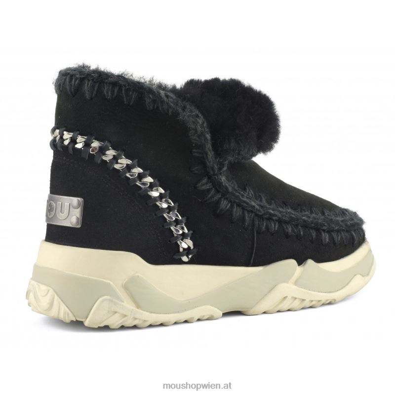 Frauen Eskimo-Trainer-Rückenkette Mou P660X697 Schwarz