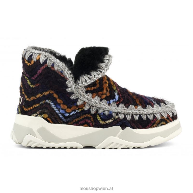 Frauen Eskimo-Turnschuhwolle Mou P660X699 Wollmischung Multi