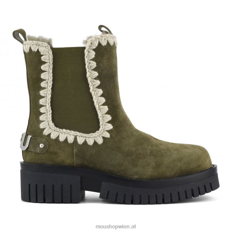 Frauen Eskimo-Kampfshorts Mou P660X347 Moos