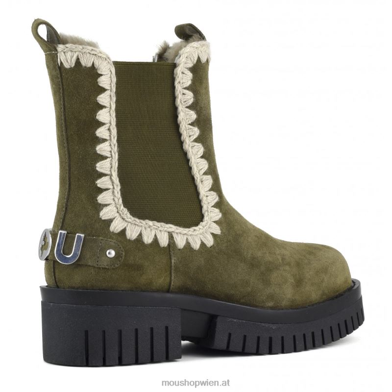 Frauen Eskimo-Kampfshorts Mou P660X347 Moos