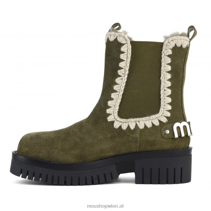 Frauen Eskimo-Kampfshorts Mou P660X347 Moos