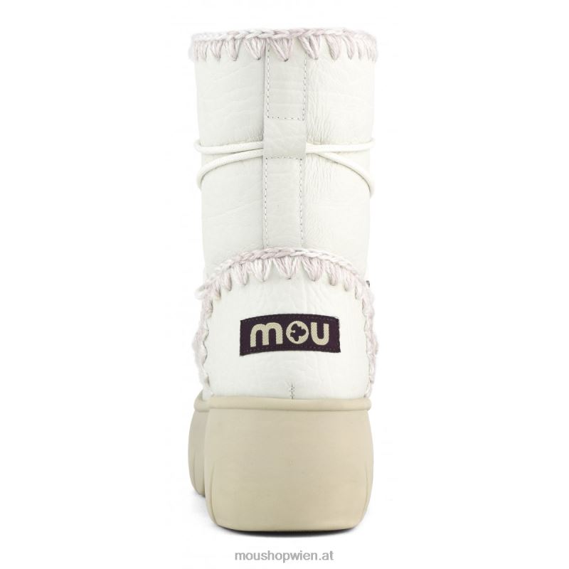 Frauen Eskimo Snow Boot Twist Short Mou P660X352 Nubuk echtes Weiß