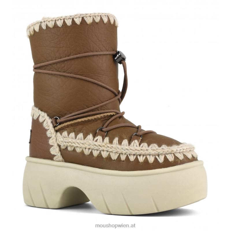 Frauen Eskimo Snow Boot Twist Short Mou P660X353 Nubuk-Cognac