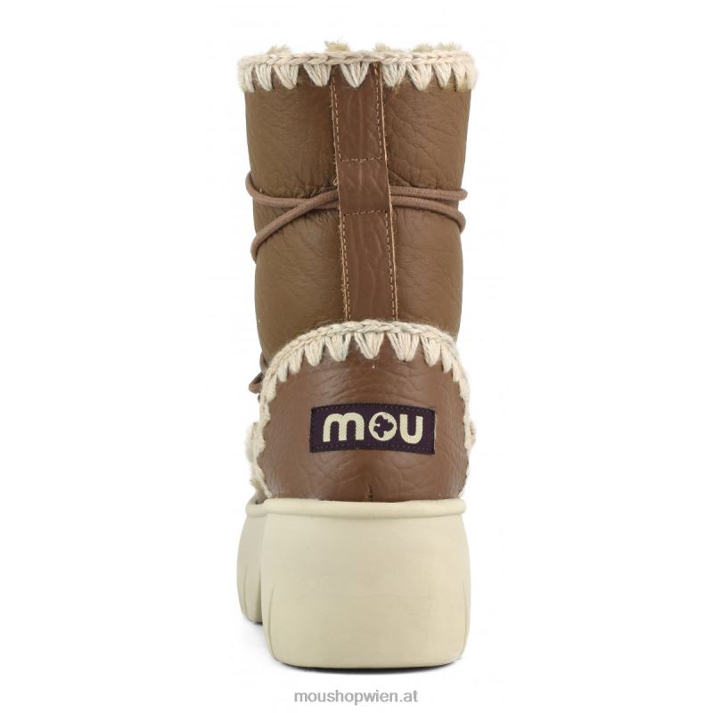 Frauen Eskimo Snow Boot Twist Short Mou P660X353 Nubuk-Cognac