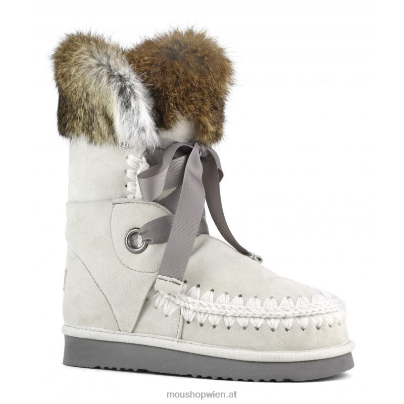 Frauen Eskimo-Spitze und Fell Mou P660X309 Weißbirke