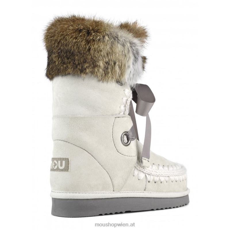 Frauen Eskimo-Spitze und Fell Mou P660X309 Weißbirke