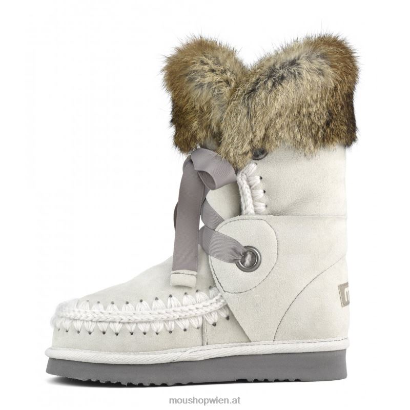 Frauen Eskimo-Spitze und Fell Mou P660X309 Weißbirke