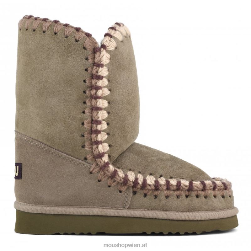 Frauen Eskimo-Überstiche Mou P660X303 Elefantengrau