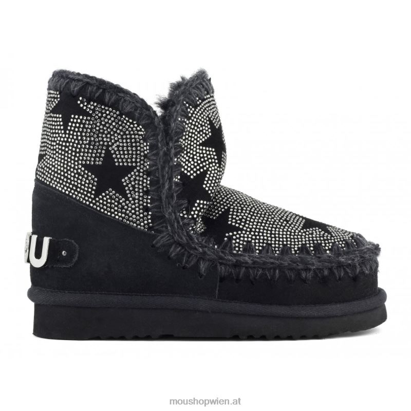 Frauen Eskmo 18-Sterne-Hotfix Mou P660X389 Schwarz