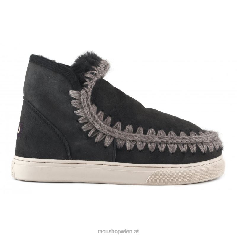 Frauen Eskimo-Sneaker 609 Mou P660X613 aus schwarz