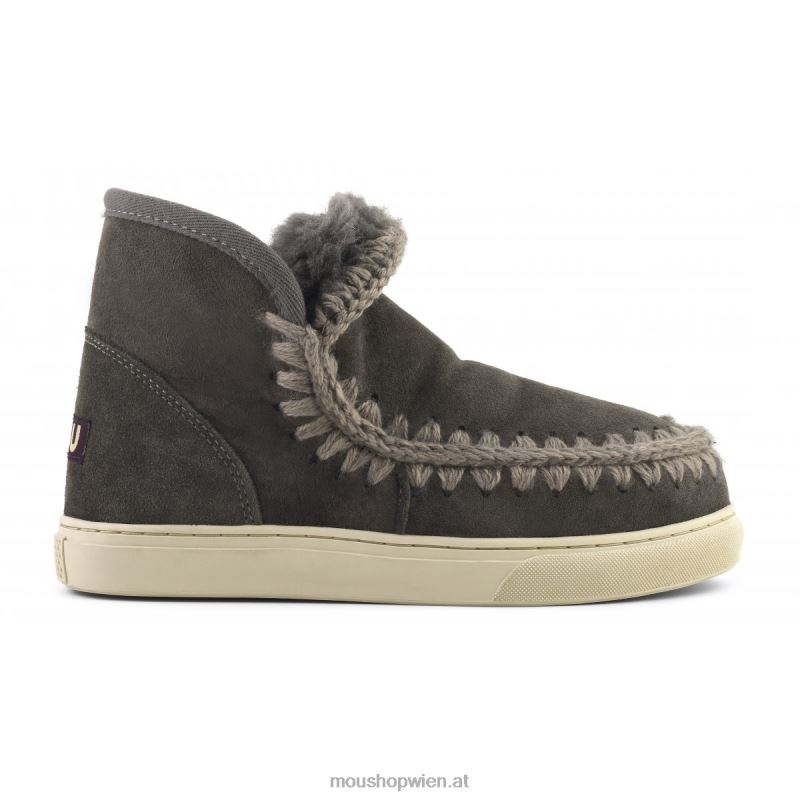 Frauen Eskimo-Sneaker 609 Mou P660X614 Holzkohle