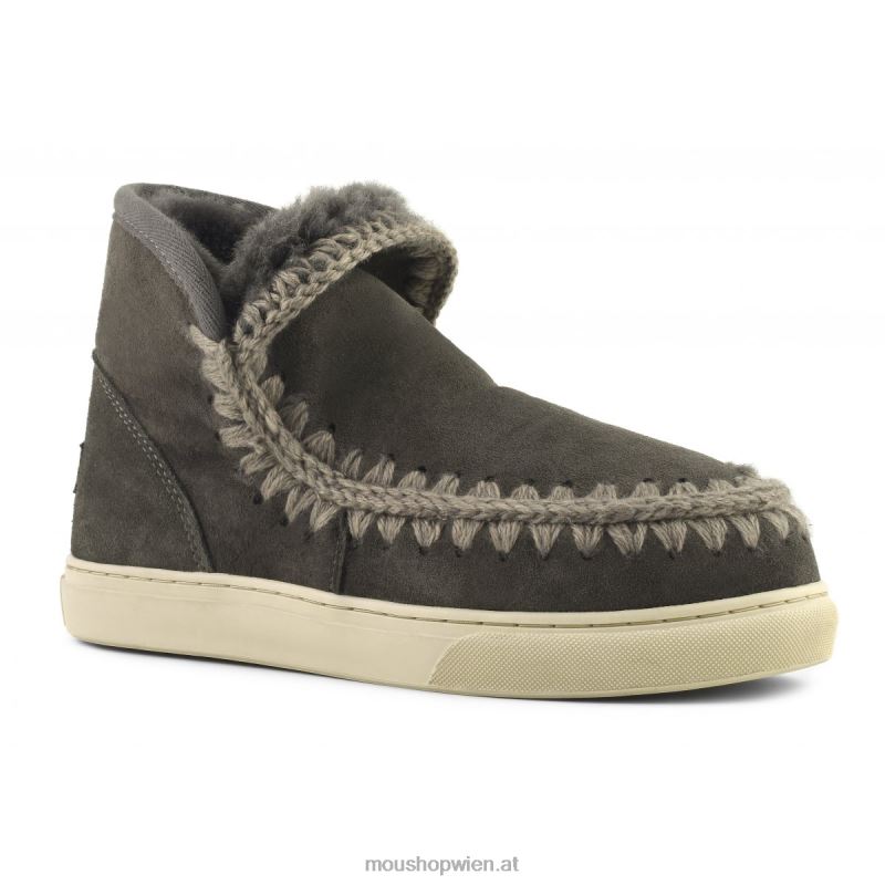 Frauen Eskimo-Sneaker 609 Mou P660X614 Holzkohle