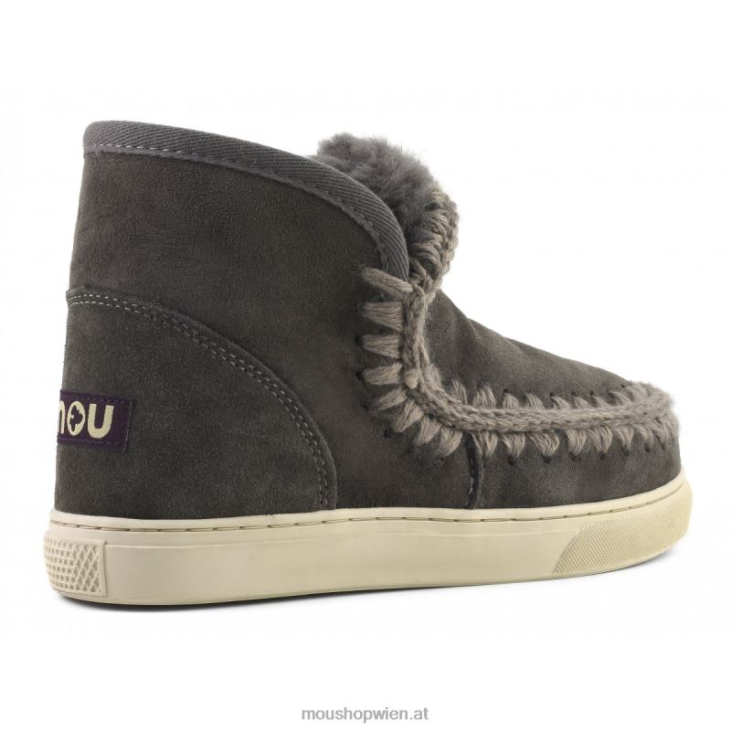 Frauen Eskimo-Sneaker 609 Mou P660X614 Holzkohle