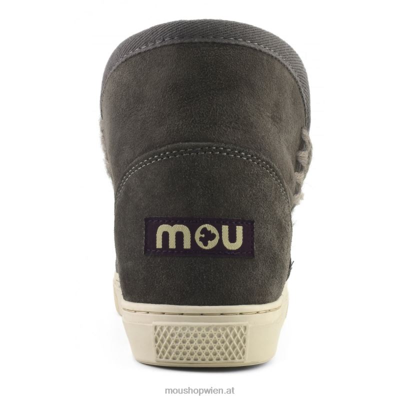 Frauen Eskimo-Sneaker 609 Mou P660X614 Holzkohle