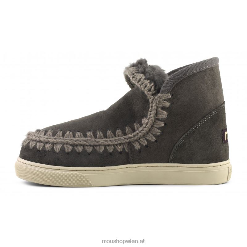 Frauen Eskimo-Sneaker 609 Mou P660X614 Holzkohle